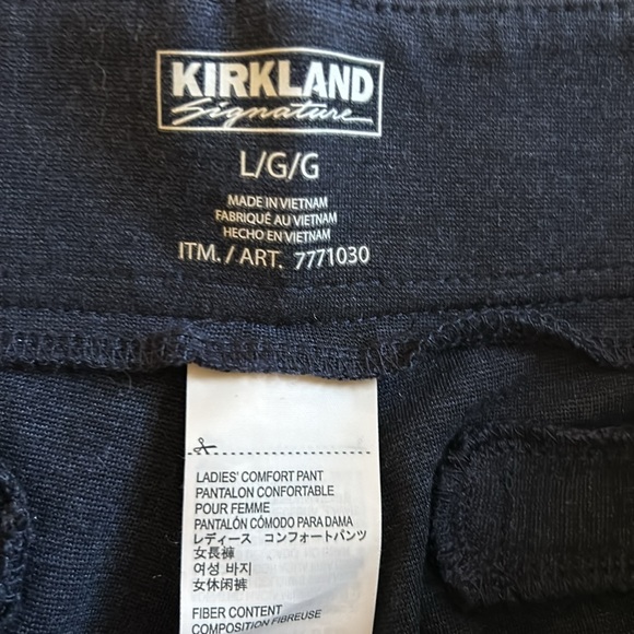 Kirkland Ladies Comfort Pant heathered navy blue - Picture 4 of 9